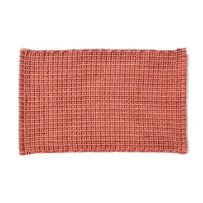 Tapis de bain TRESSADOUX  en polyester rose bois de rose | 3 Suisses