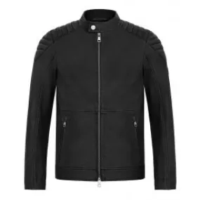 Veste en cuir Audi Kaskade noir pour homme