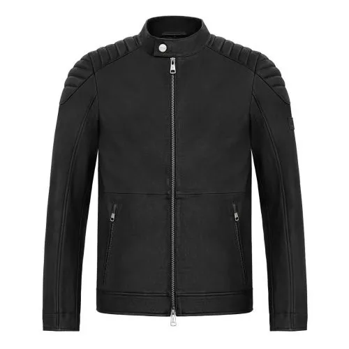 Veste en cuir Audi Kaskade noir pour homme